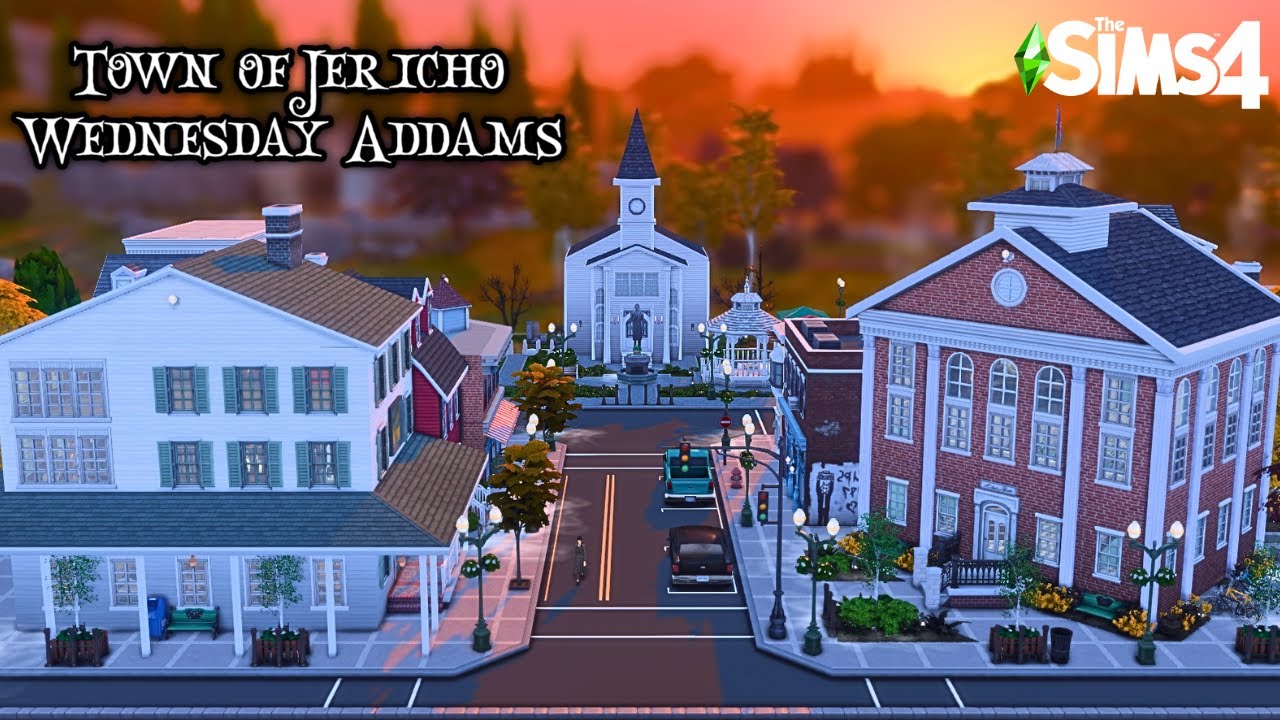 Джерико из «Уэнсдей Аддамс» | The Sims 4 | Покадровая анимация | Без CC