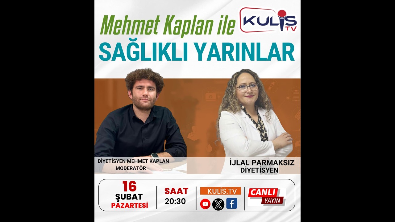 📡 🔴 #CANLIYAYIN | MEHMET KAPLAN İLE SAĞLIKLI YARINLAR