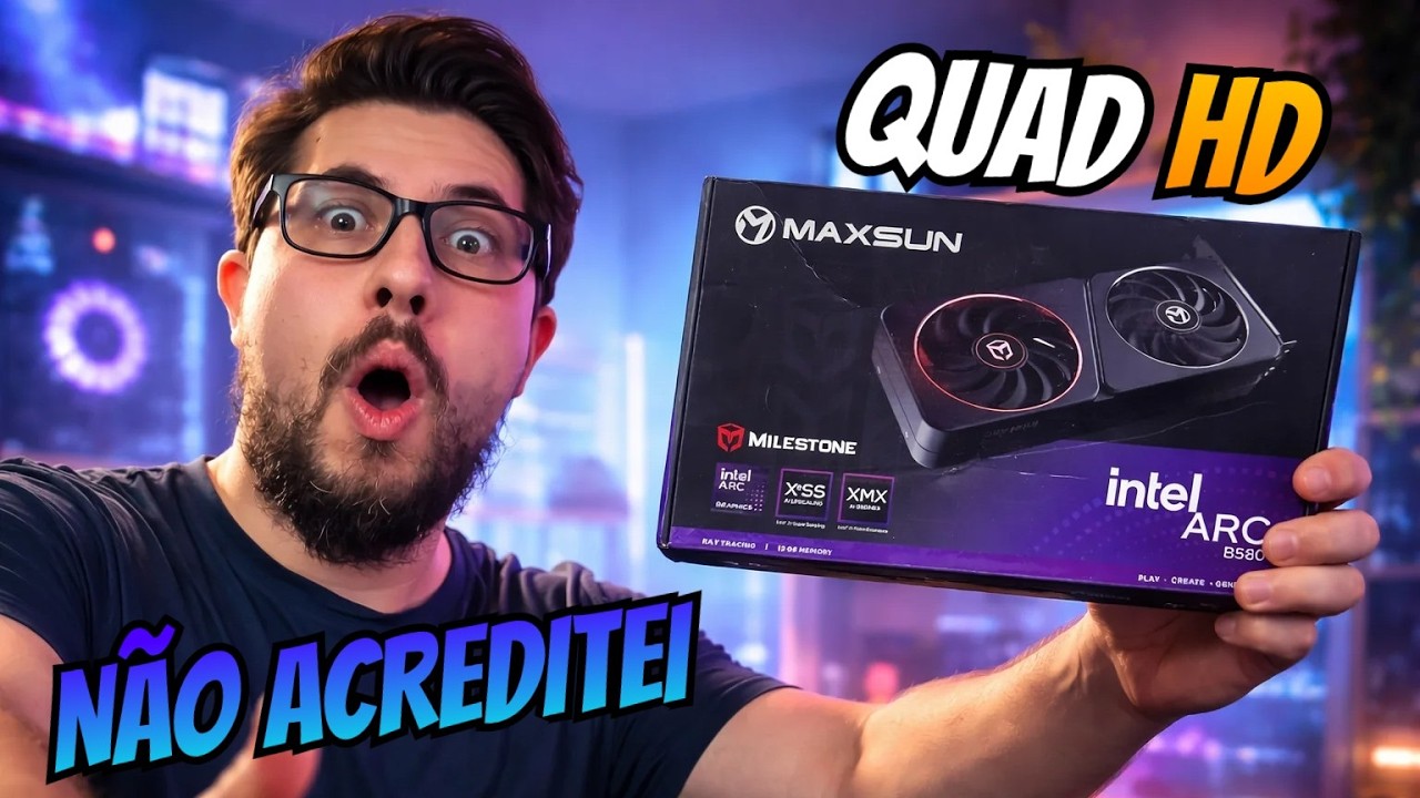 INTEL ARC B580 em QuadHD 1440p Destrói AMD e NVIDIA!?