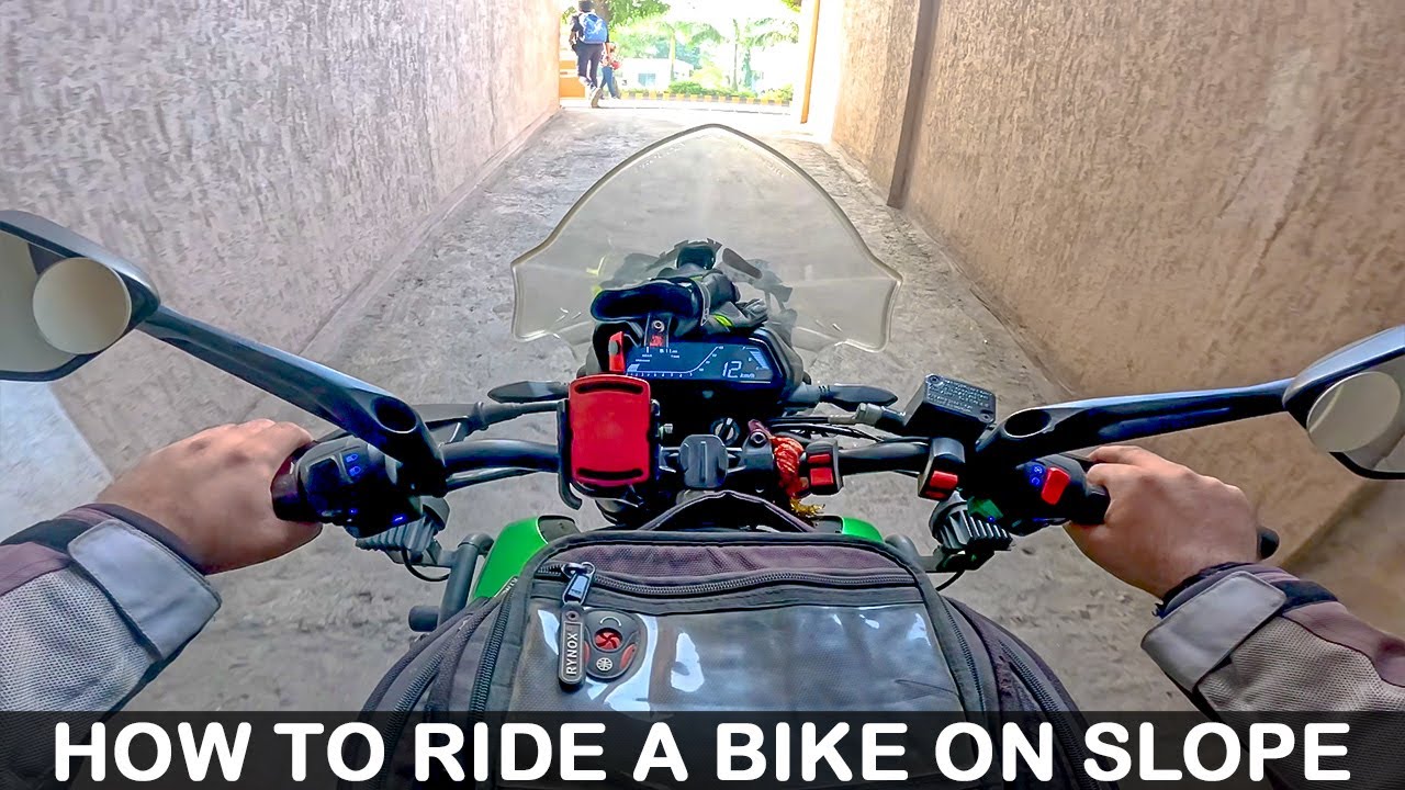 Bike Ko Slope Par Kaise Chalaye | How to Ride a Bike on Slope | How to Drive a Bike For Beginners