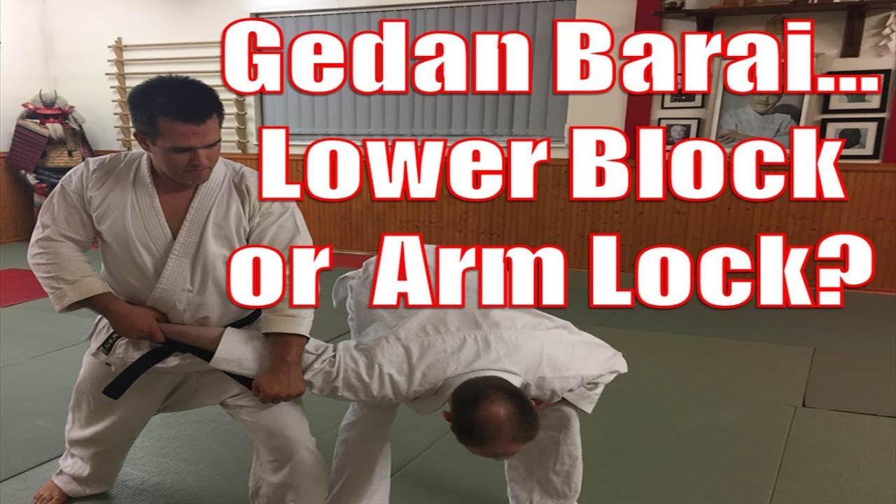 Gedan Barai ... Lower Block or Arm lock?
