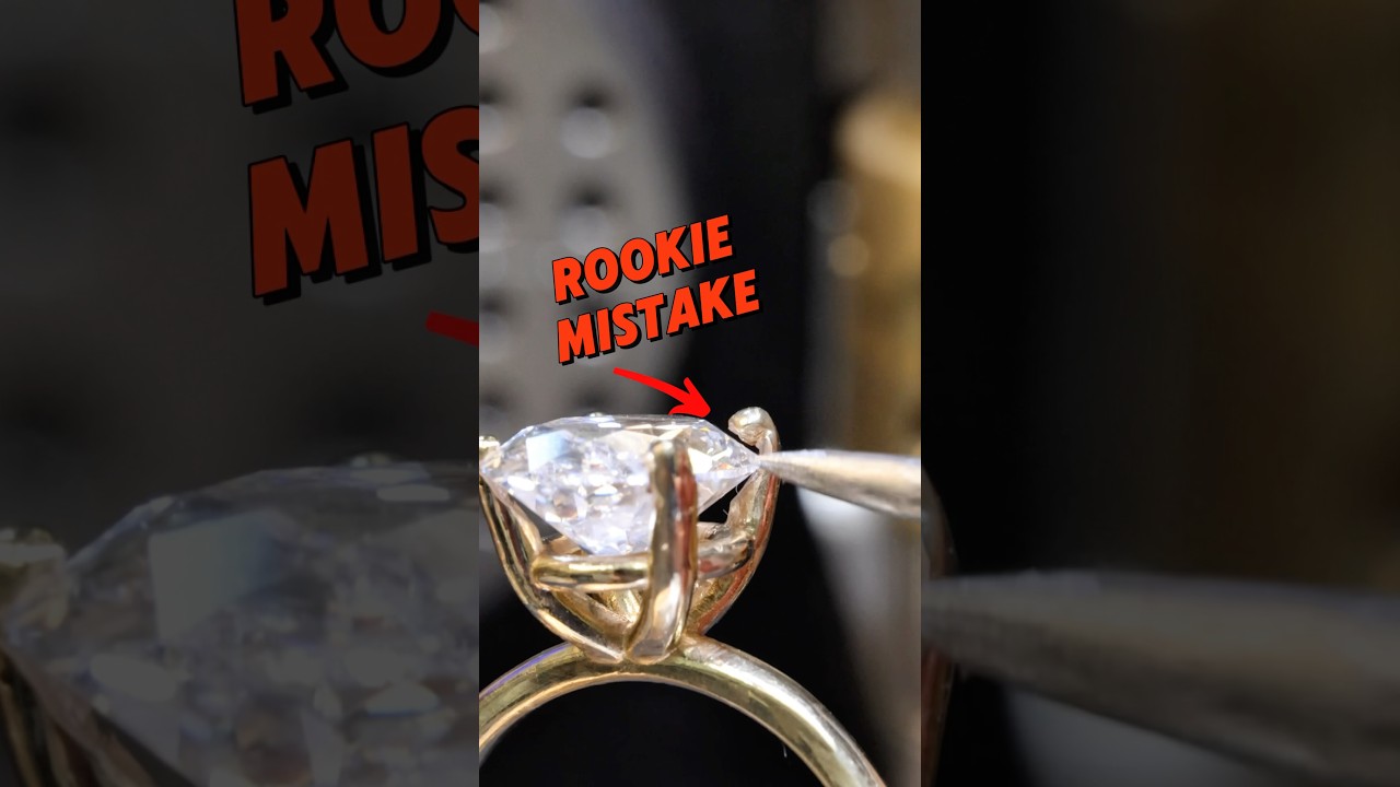 Rescuing a sloppily set diamond