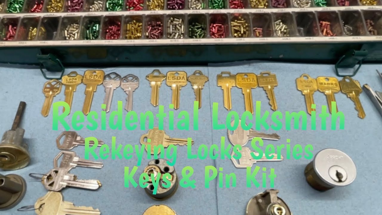 Residential Locksmith Starter 4 - Keys & Pin Kit Basics