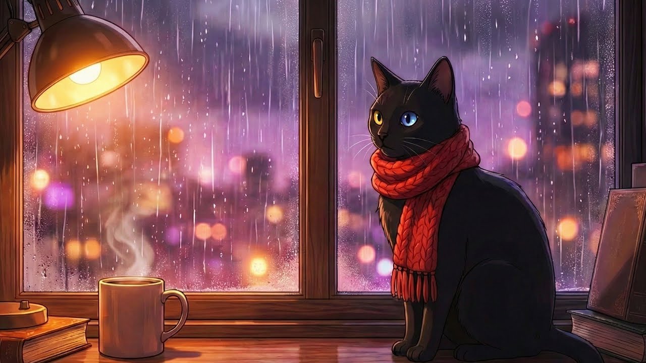 3:00 AM Rain 🌧️ Cozy Lofi Hip Hop for Relaxing & Studying