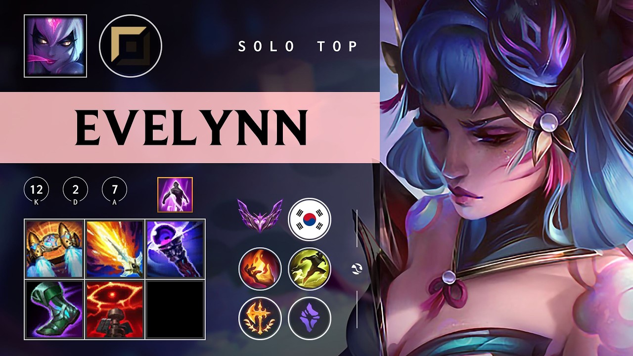 Evelynn Top vs Zeri - KR Master Patch 26.05