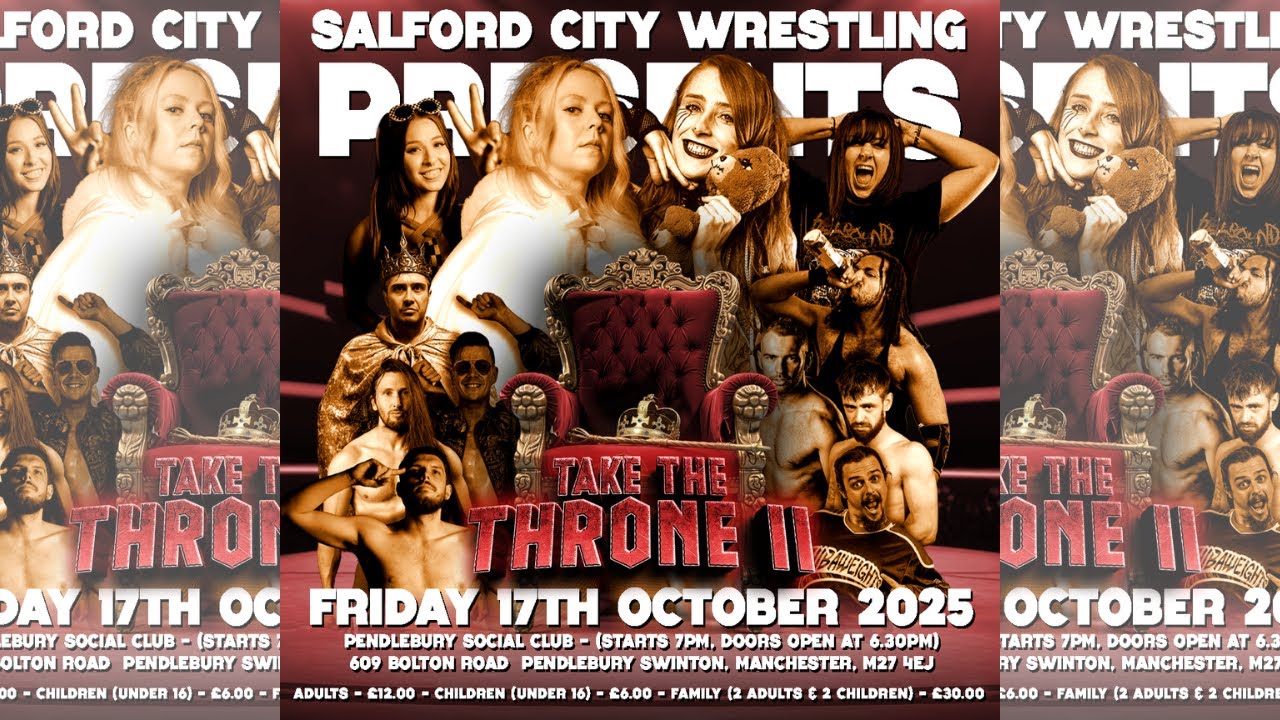 Salford City Wrestling - Take The Throne 2 - Full Free Show