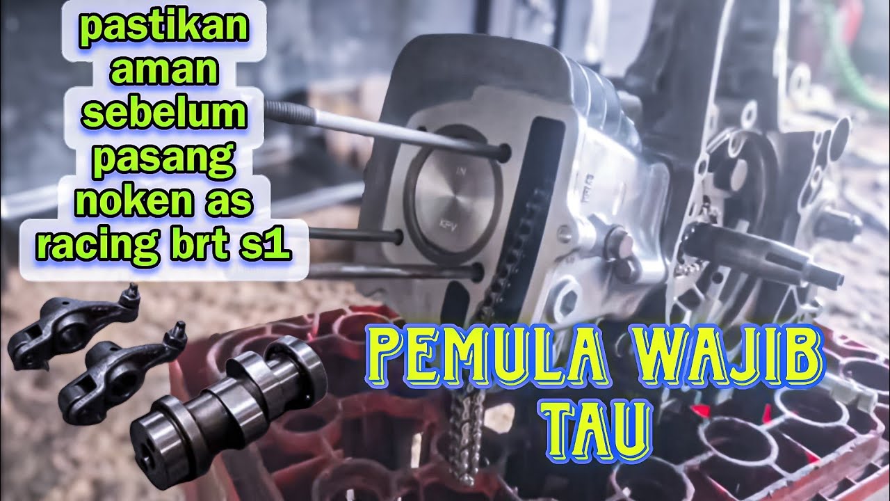 Pasang noken as brt di spek mesin standar supra fit