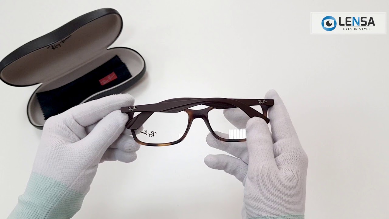 Unboxing rame ochelari de vedere barbati Ray-Ban RX7047 5573 &ndash; LENSA.RO