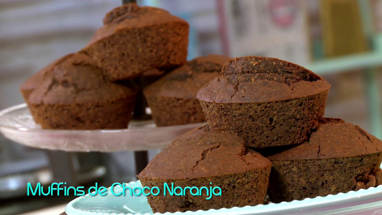 Muffins Choco Naranja - Cómo Me Sano