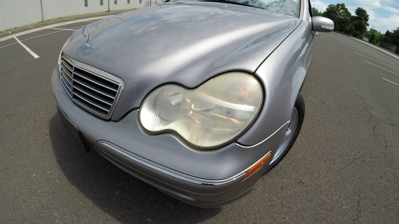 4K Review 2003 Mercedes C230 Kompressor 2.3L Supercharged Virtual Test-Drive & Walk-around