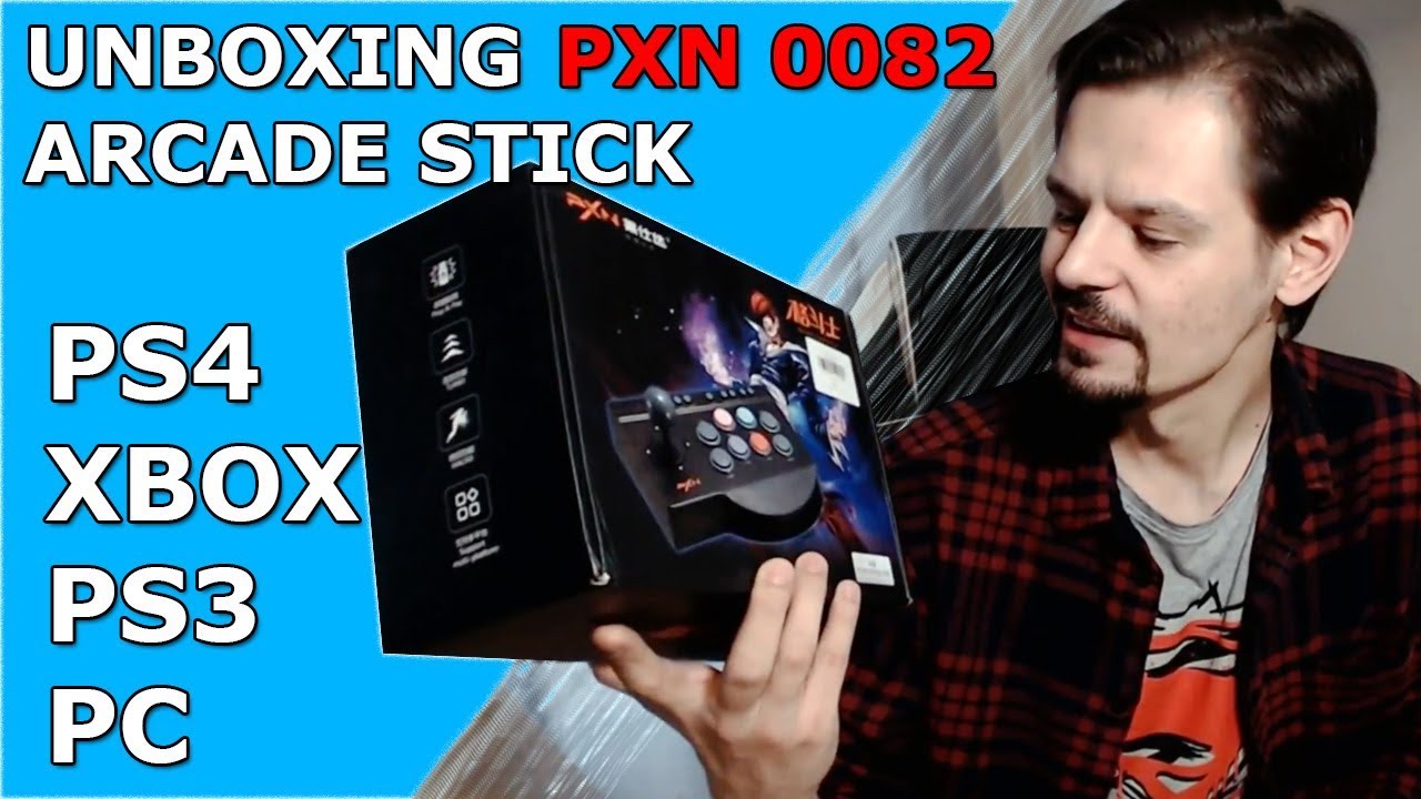 Arcade Stick PXN 0082 PS4+PC+Xbox+PS3 - Unboxing