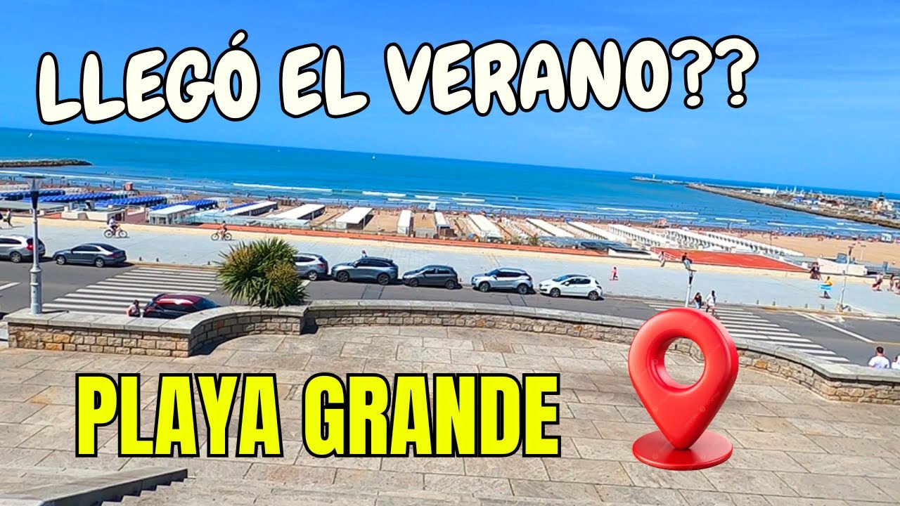 Playa Grande &iquest;la playa mas linda de Mar del Plata? - Argentina.