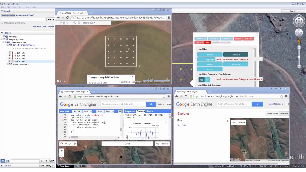Collect Earth - land monitoring through visual interpretation