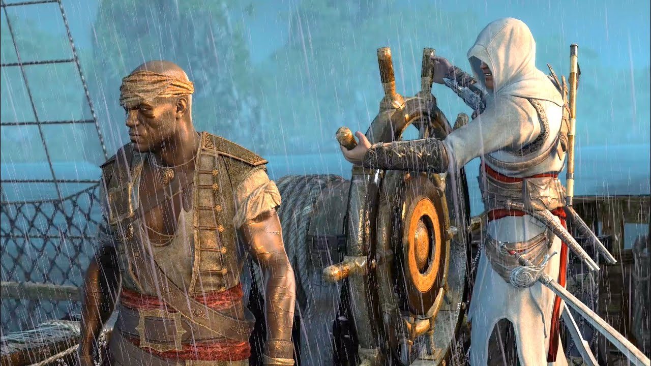 Assassin's Creed 4 Black Flag Pirate King vs The Fireship , Do Not Go Gently & Altair `s Outfit