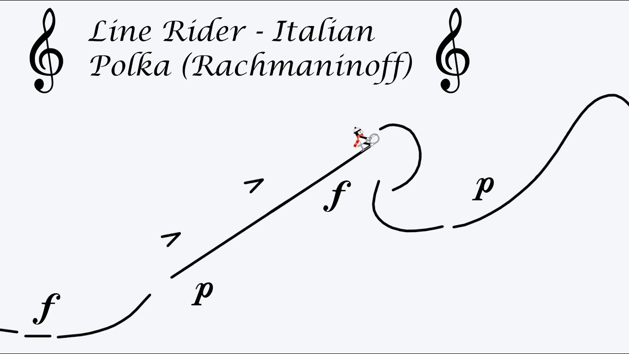 Line Rider #11 - Italian Polka (Rachmaninoff/Rachmaninov - Gryaznov’s transcription)