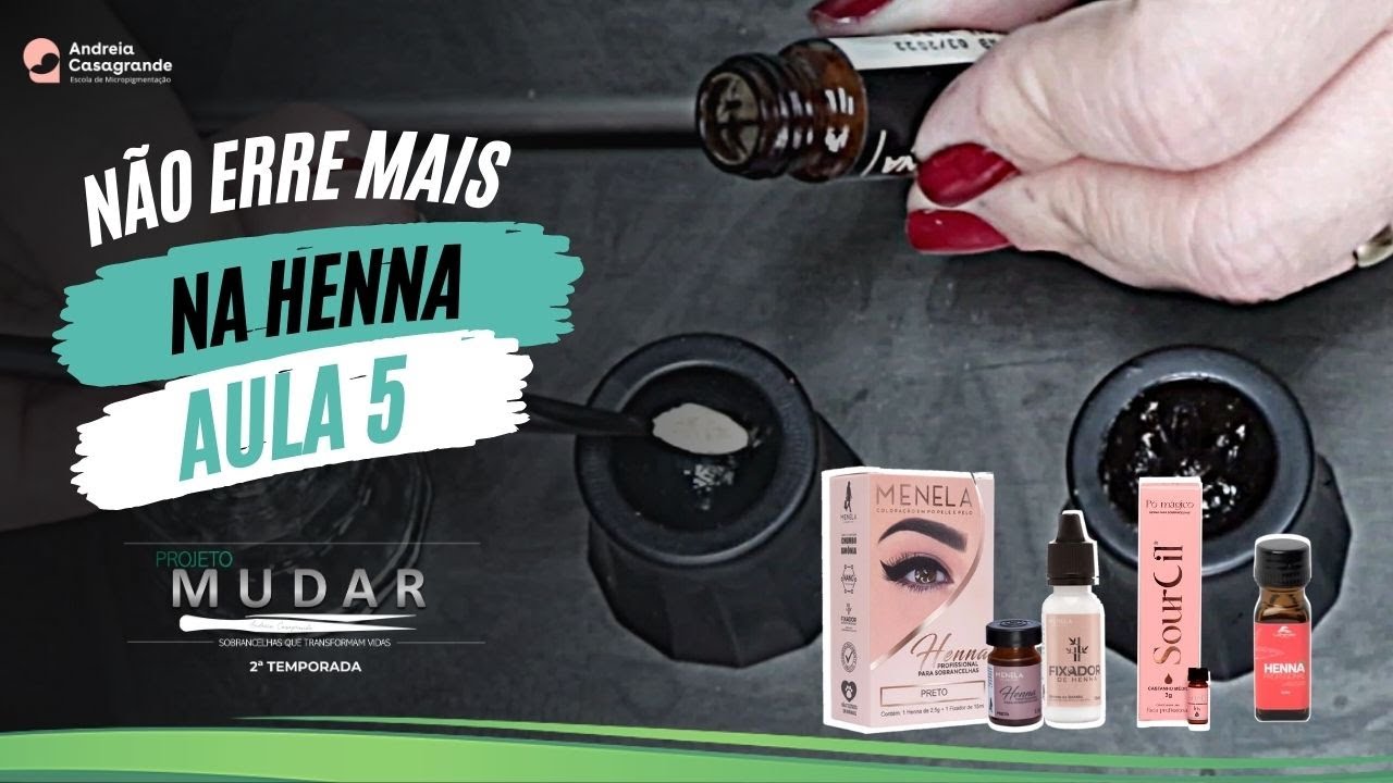 DESIGN DE SOBRANCELHAS 2ª TEMP. | Henna para sobrancelhas, como preparar corretamente