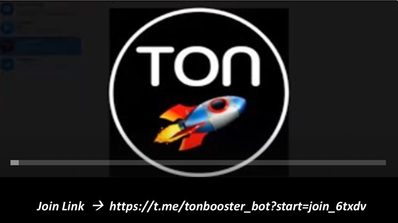 TON tutorial  presentation   How to set up a TonBooster  account