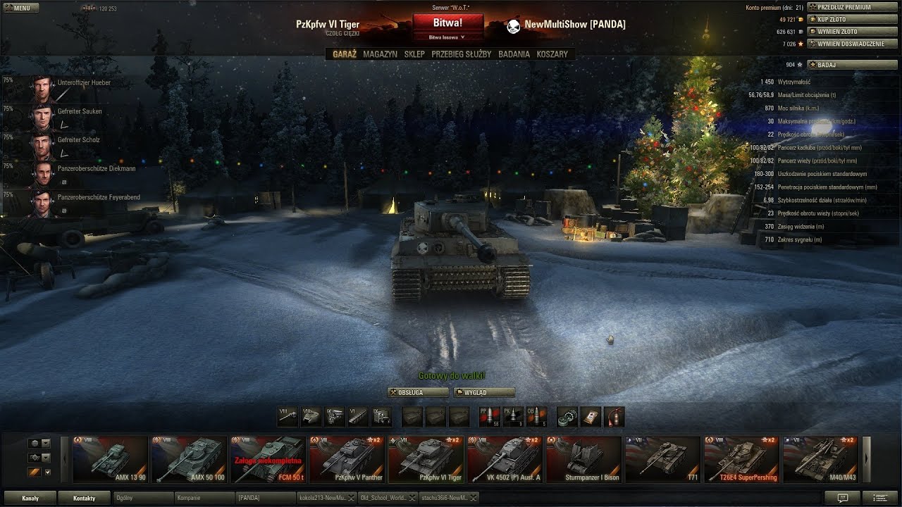 Strzelmy Sobie Randomka #182 - World Of Tanks - Tiger, Legendarny Czołg!