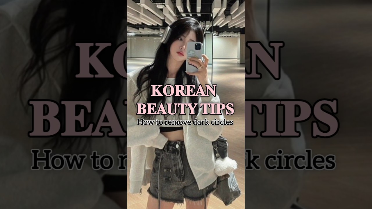 How to remove dark circle?!!🌸 #aesthetic #cute #darkcircles #eyes #tips #korean #koreantips #viral