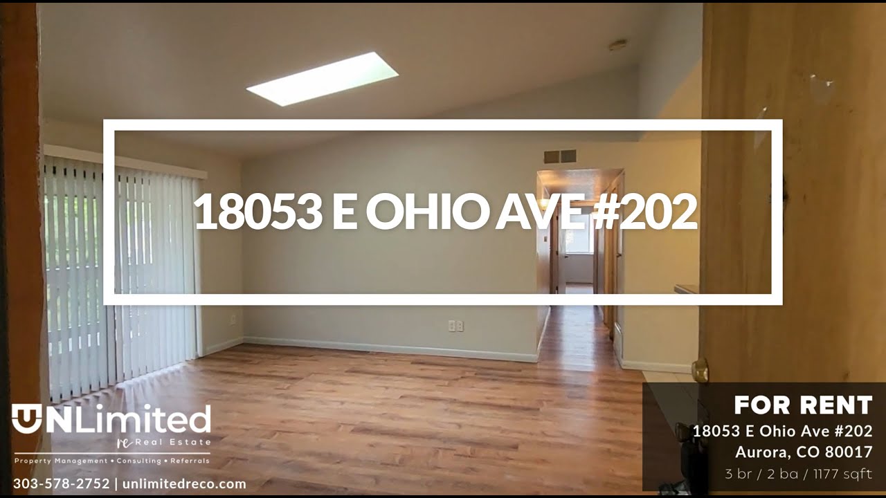 Aurora Condo Rental Tour - 18053 E Ohio Ave #202