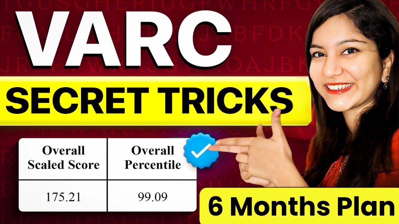 Guaranteed 99 Percentile in CAT 2024 VARC in 6 Months! ✅ | CAT 2024 Preparation