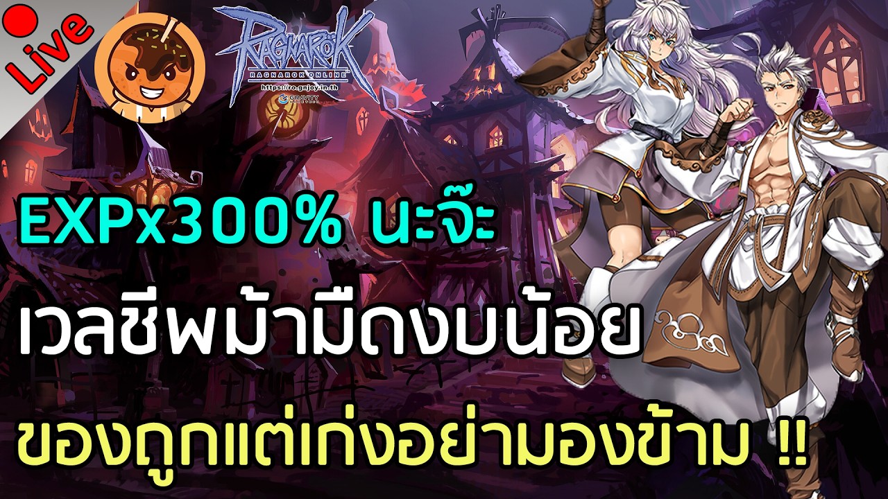 🔴EXPx300% นะจ๊ะ เวลชีพม้ามืดงบน้อยของถูกแต่เก่ง โปรดอย่ามองข้าม !! [Ragnarok Gravity C4]