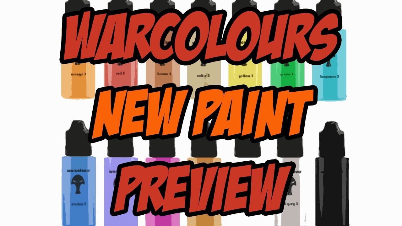 Preview: New Warcolours One-Coat Paint Line