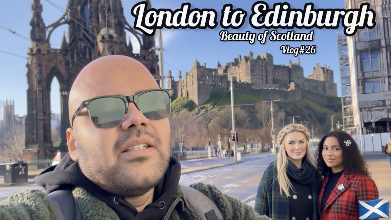 Travelling from London Stansted to Edinburgh Scotland | Vlog #26| Beauty of Edinburgh 