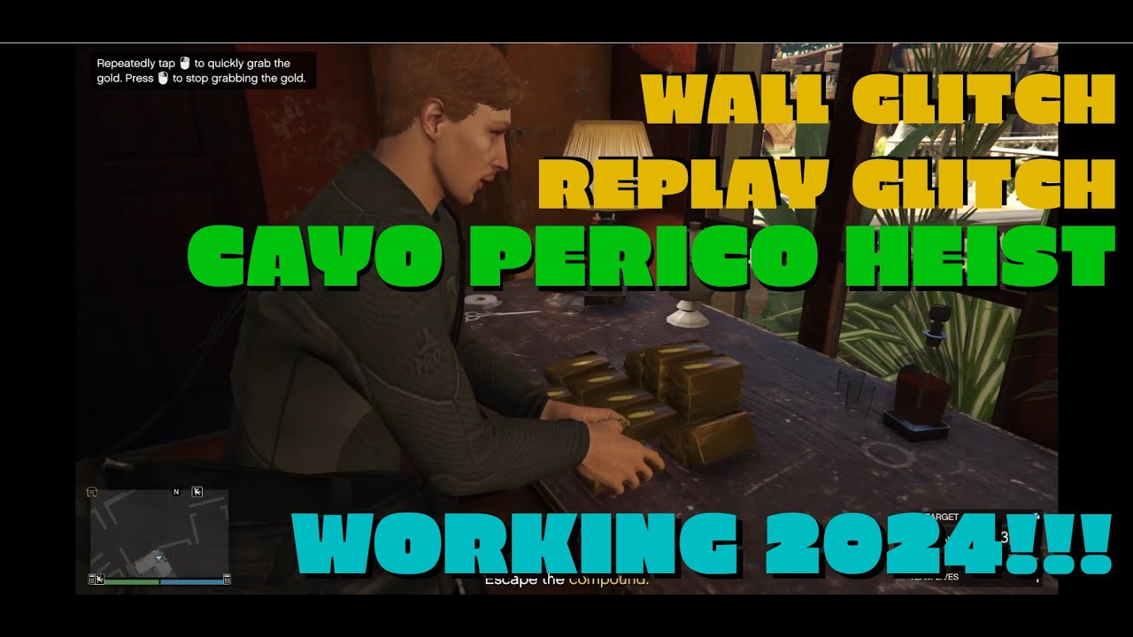 GTA V Online Cayo Perico Wall Glitch and Replay Glitch. Beginner's Guide. WORKING as of 2024 UPDATE!