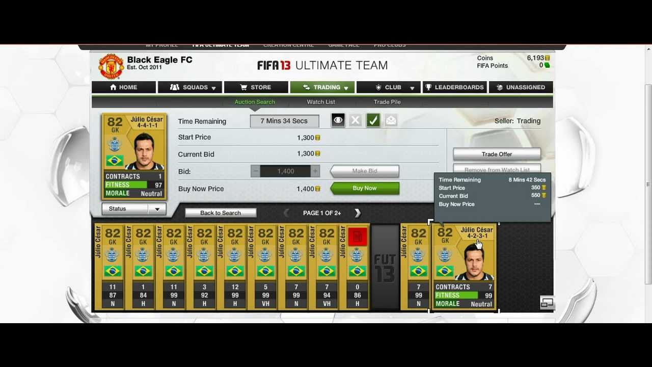 Fifa 13 Ultimate Team Trading Tips and Methods