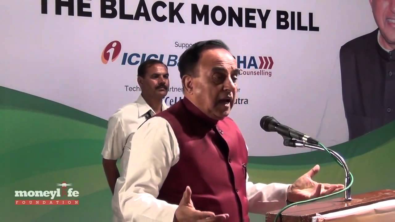 Dr Subramanian Swamy talks about the Black Money Bill