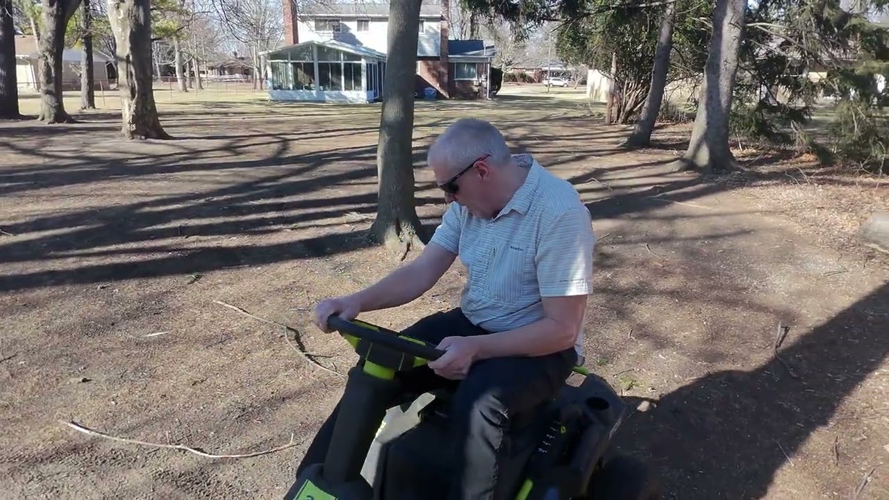 Lawn Guy shot with drone
