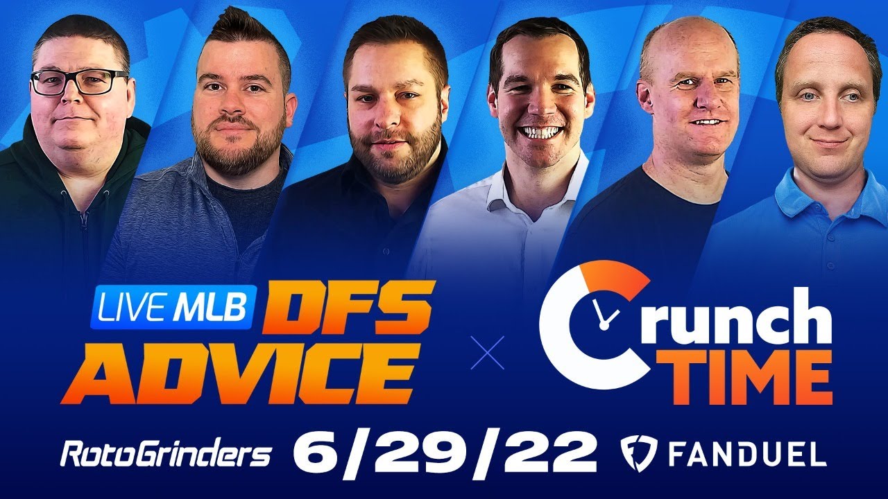 FANDUEL & DRAFTKINGS MLB DFS PICKS & STRATEGY FOR TODAY MAIN SLATE (6/29/22)