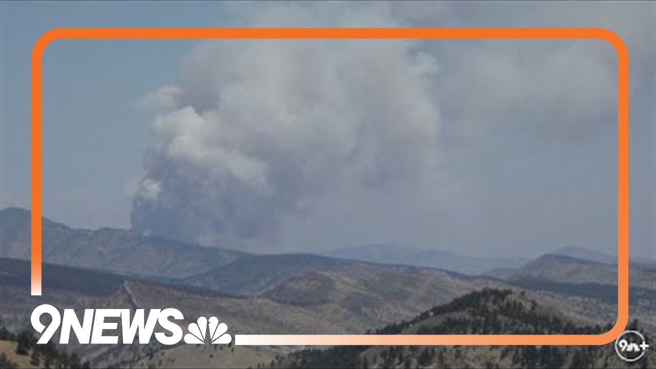 LIVE: Wildfire burning west of Loveland