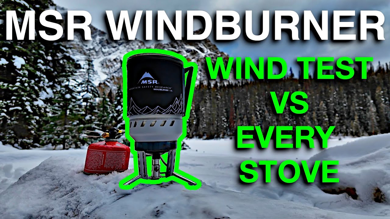MSR Windburner VS Every Other Backpacking Stove in Wind