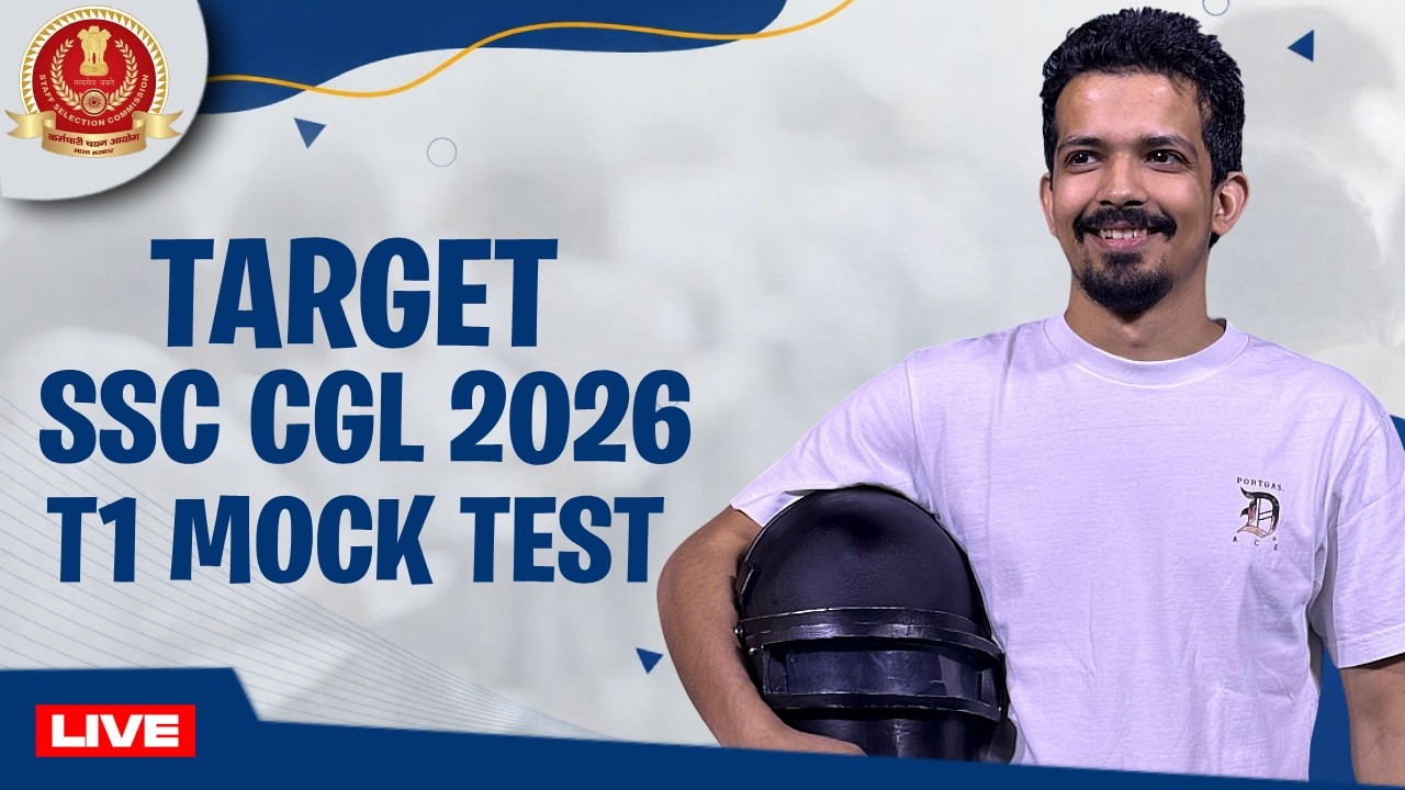 SSC CGL Mega  live Mock 5  TestBook | Novaking Live