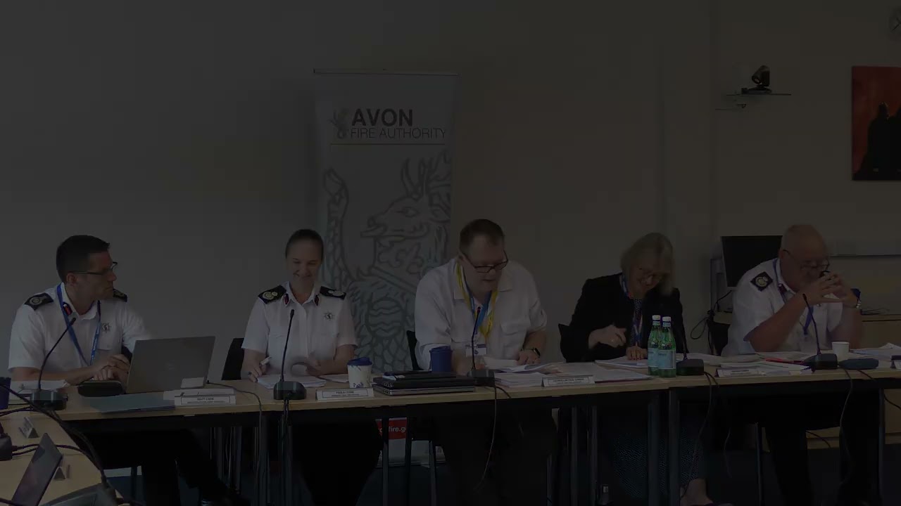 Avon Fire Authority Meeting - Policy and resources Committee meeting 31 July 2025