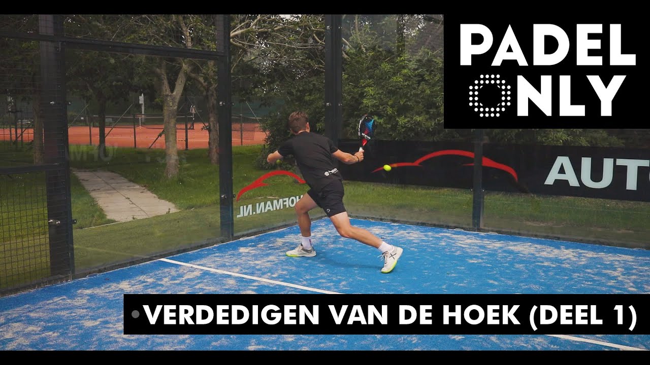 Padelles: hoek verdedigen wegstappen