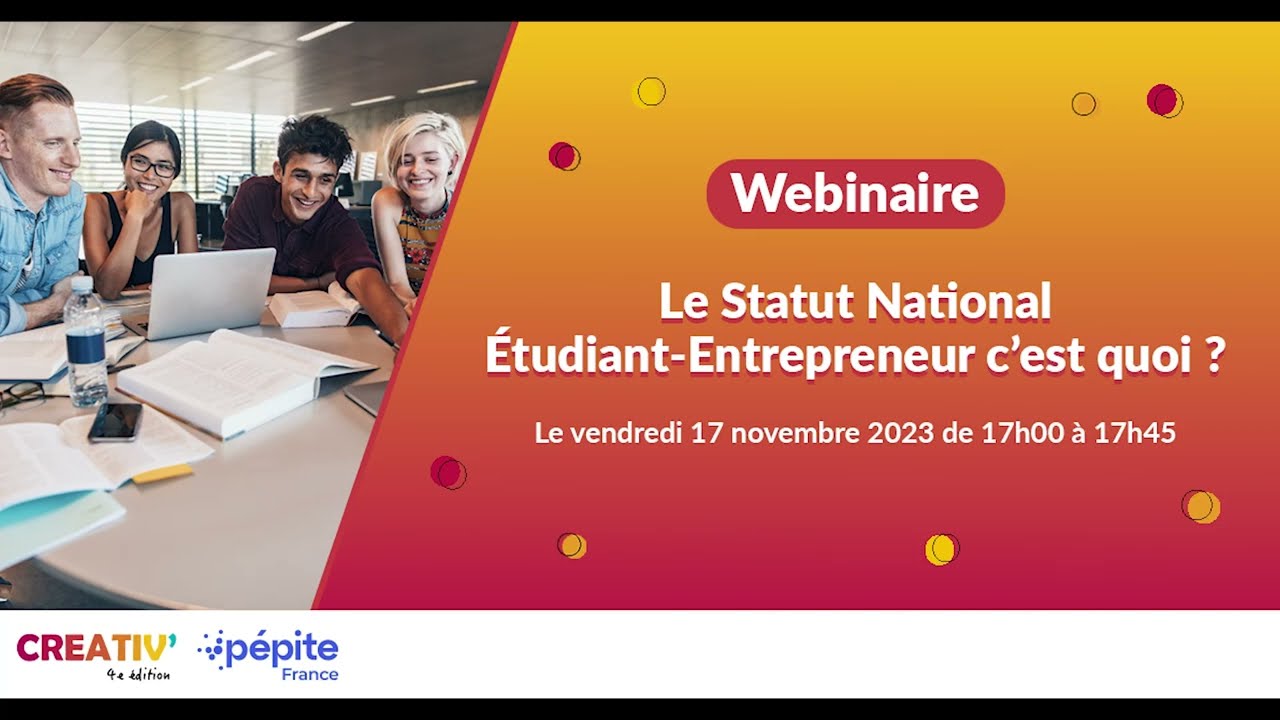 Le Statut National Étudiant-Entrepreneur c'est quoi ?