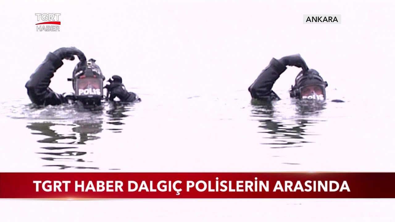 TGRT Haber Dalgıç Polislerin Arasında