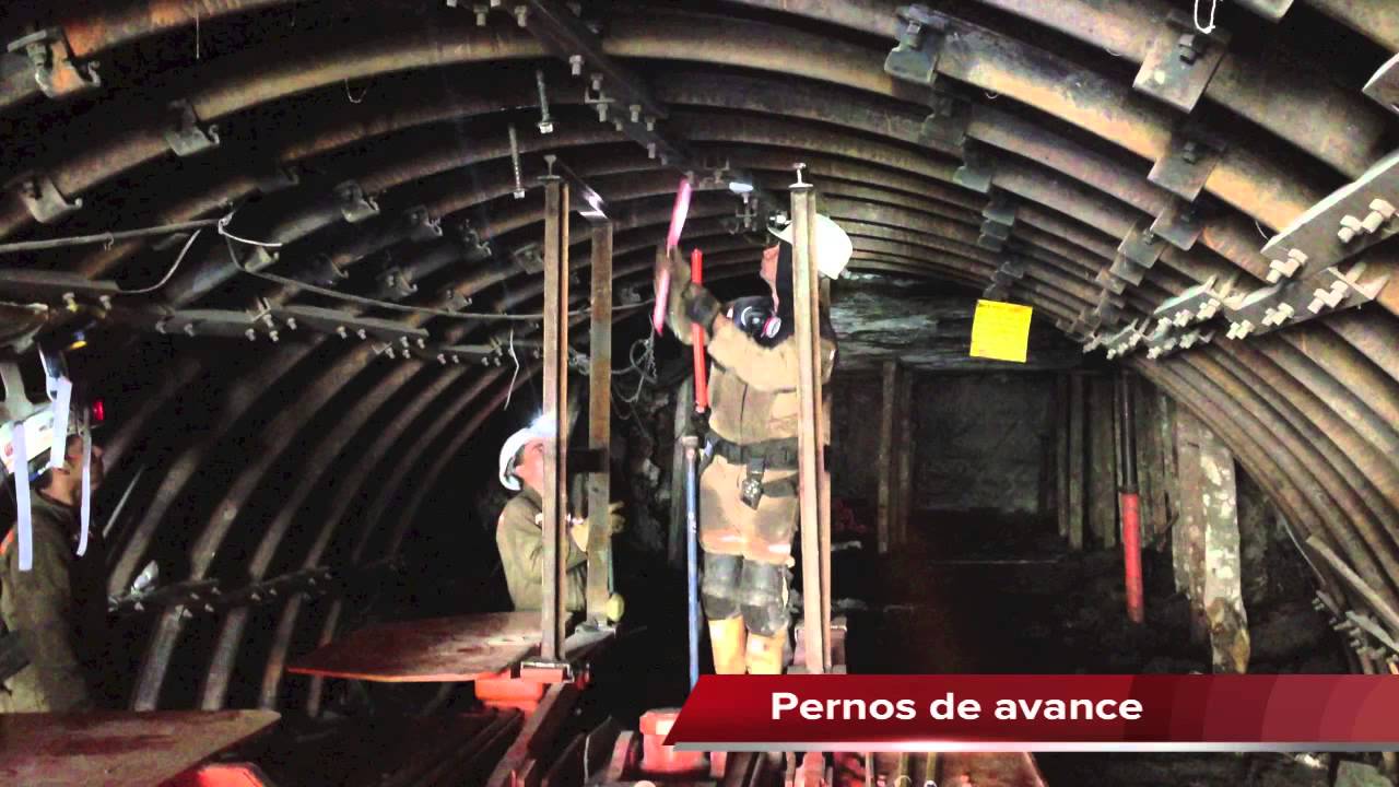 Mina El Fenix-Anclaje de pernos con resina Adhe-Rok®