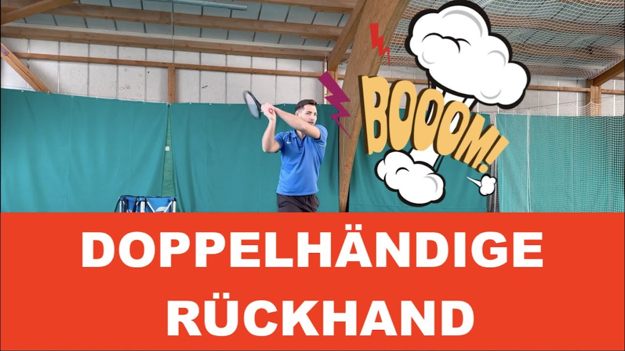 TENNIS - DOPPELHÄNDIGE RÜCKHAND LERNEN!