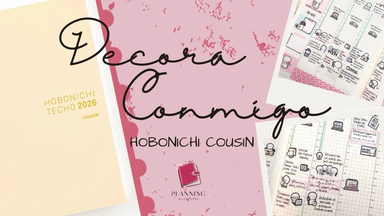 Decora Conmigo •• Hobonichi Cousin / Vista Semanal