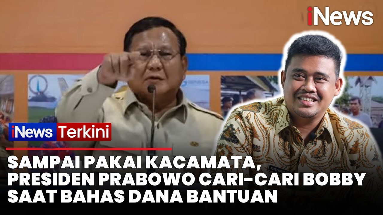 Momen Presiden Prabowo Cari-Cari Bobby Nasution saat Bahas Bantuan Senilai Miliaran Rupiah