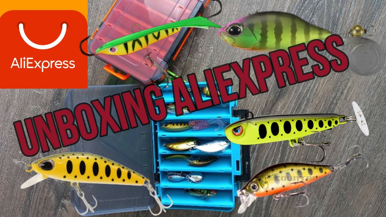 unboxing leurres aliexpress  prêt pour l'ouverture 2022