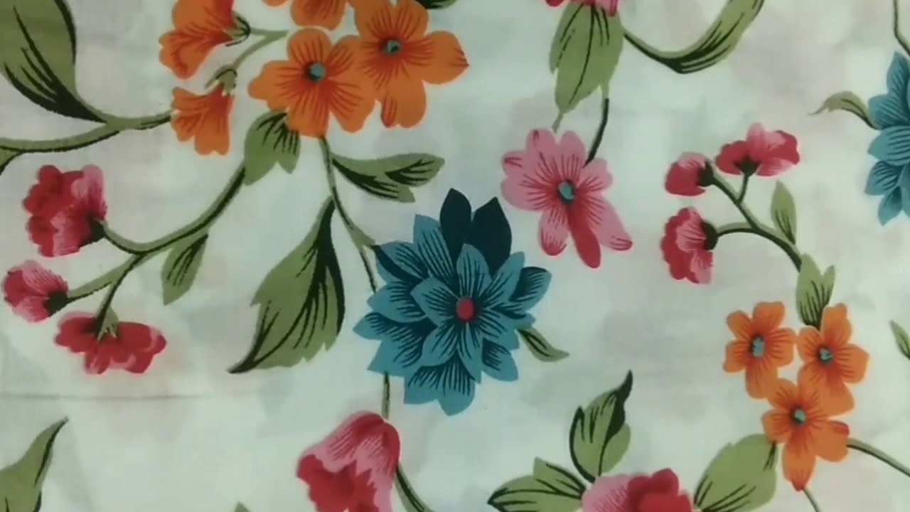 Summer Special : Floral Designs Cotton Cambric fabric Suits & Dress Material Running Fabrics