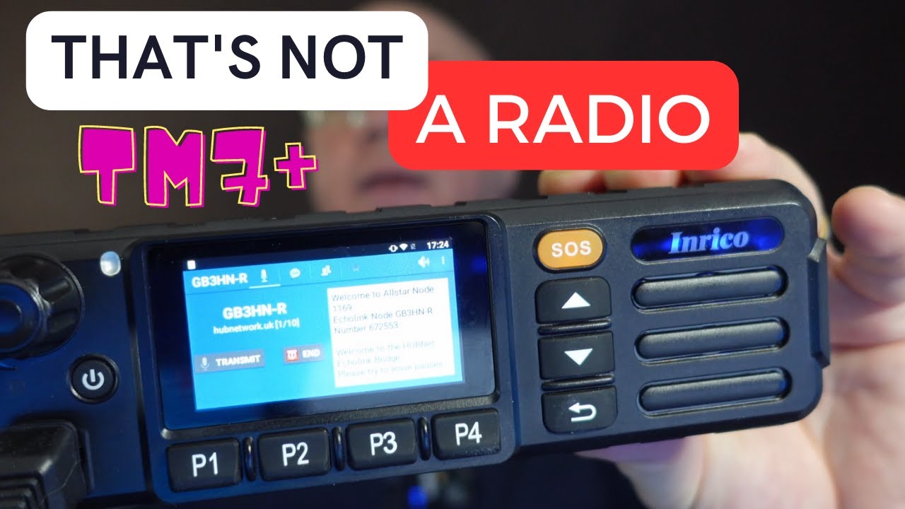 Inrico TM7 Plus в Hubnet через Echolink