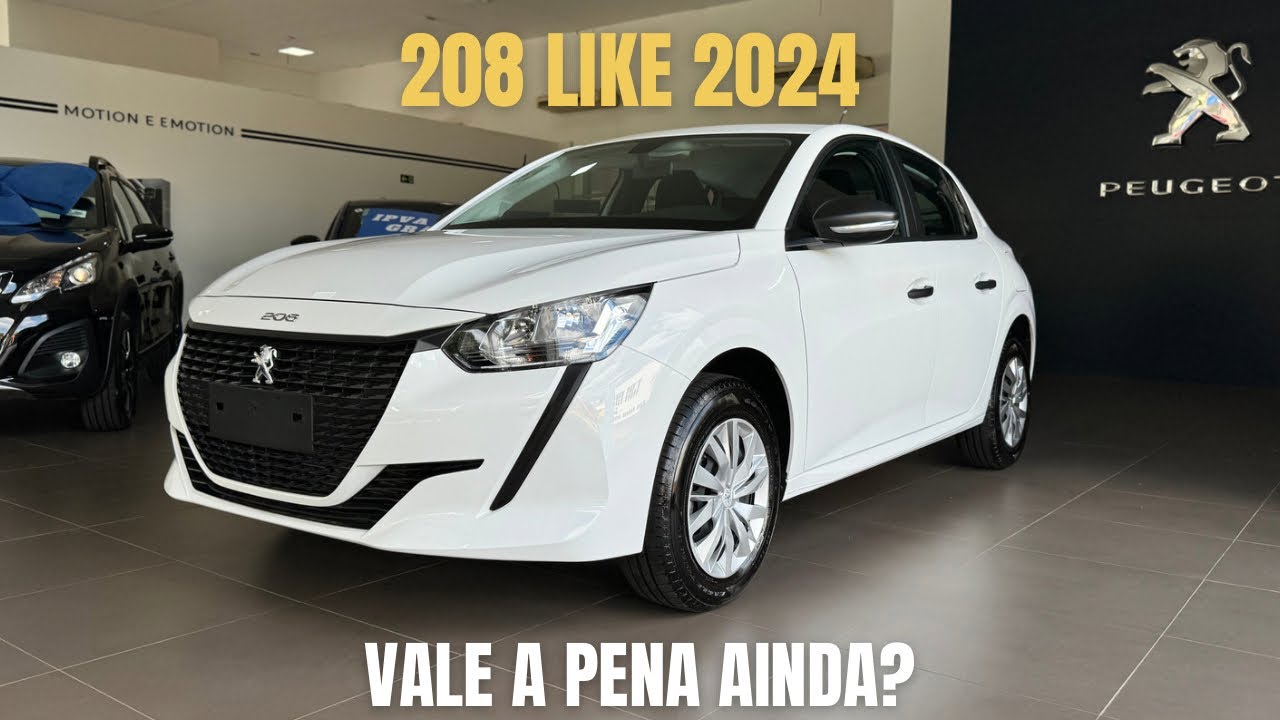 AVALIAÇÃO PEUGEOT 208 LIKE 2024 EM DETALHES