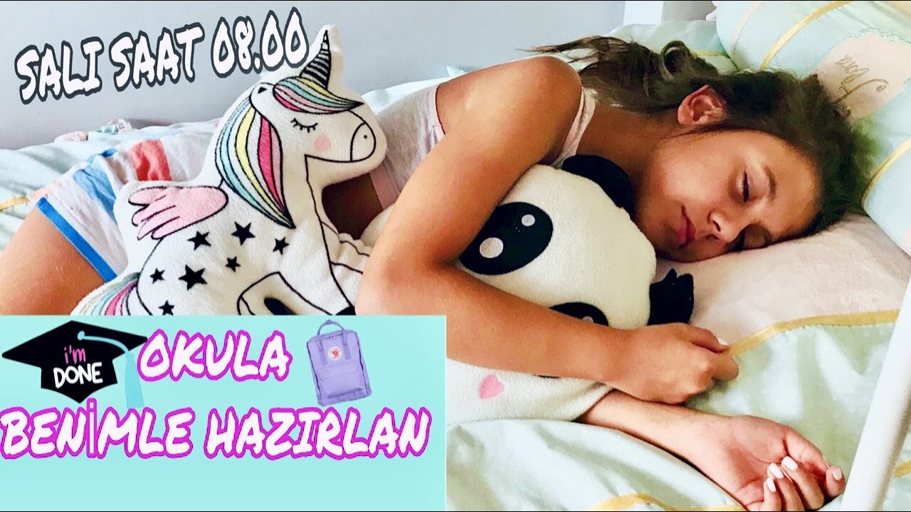OKULA BENİMLE HAZIRLANIN. OKUL SABAH RUTİNİM. Tuana Zeybek
