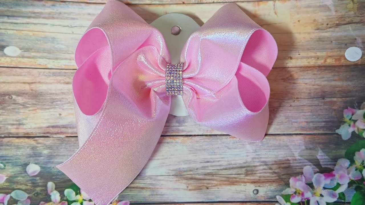MOÑO BOUTIQUE CON COLITA, CON LISTÓN DE 7.5CM